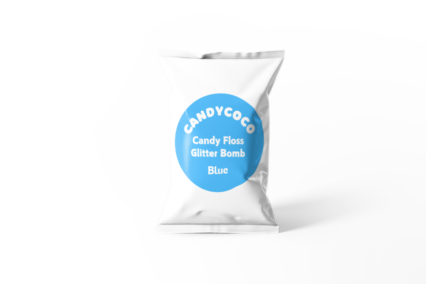 Blue Candy Floss Glitter Bombs Set Of 20