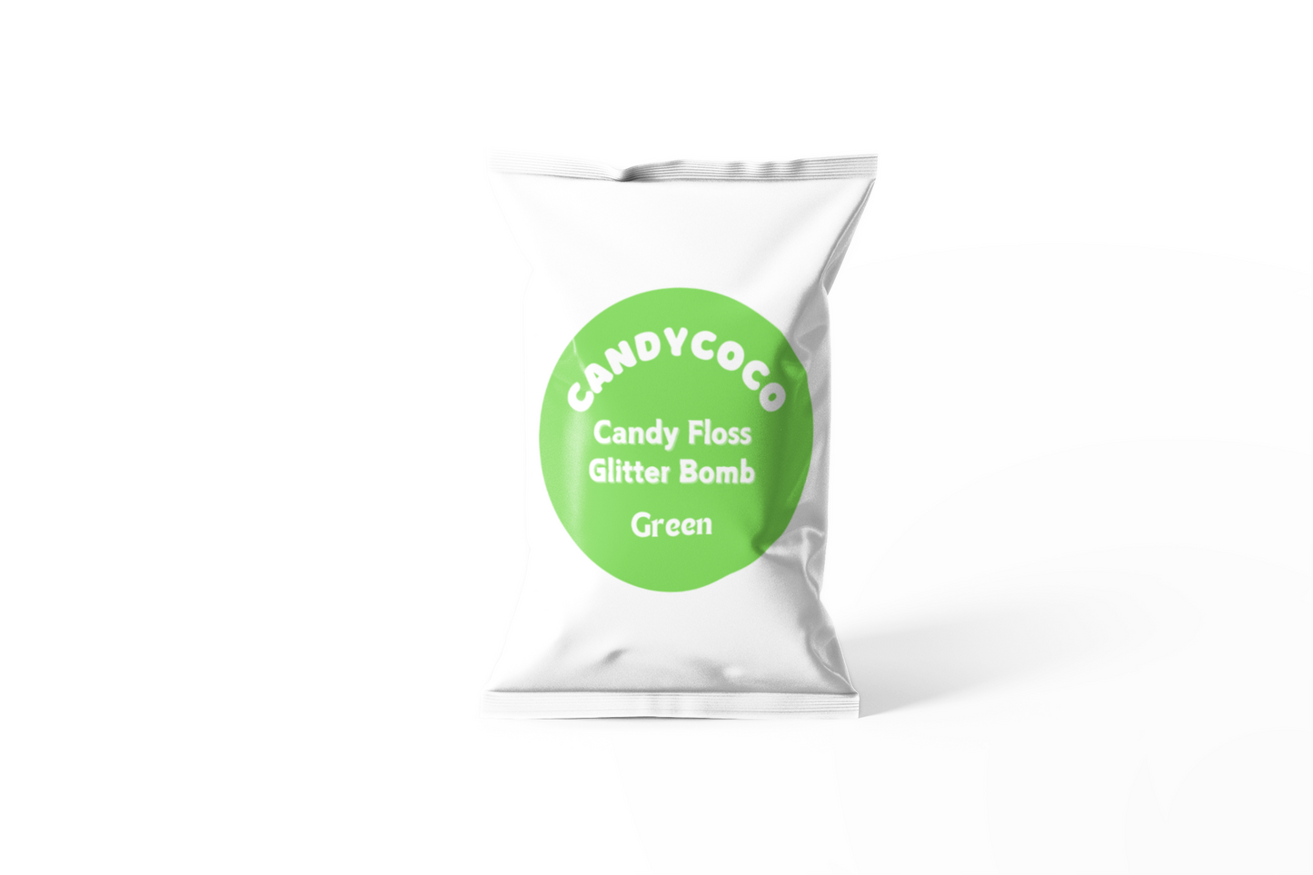 Green Candy Floss Glitter Bombs Set Of 20