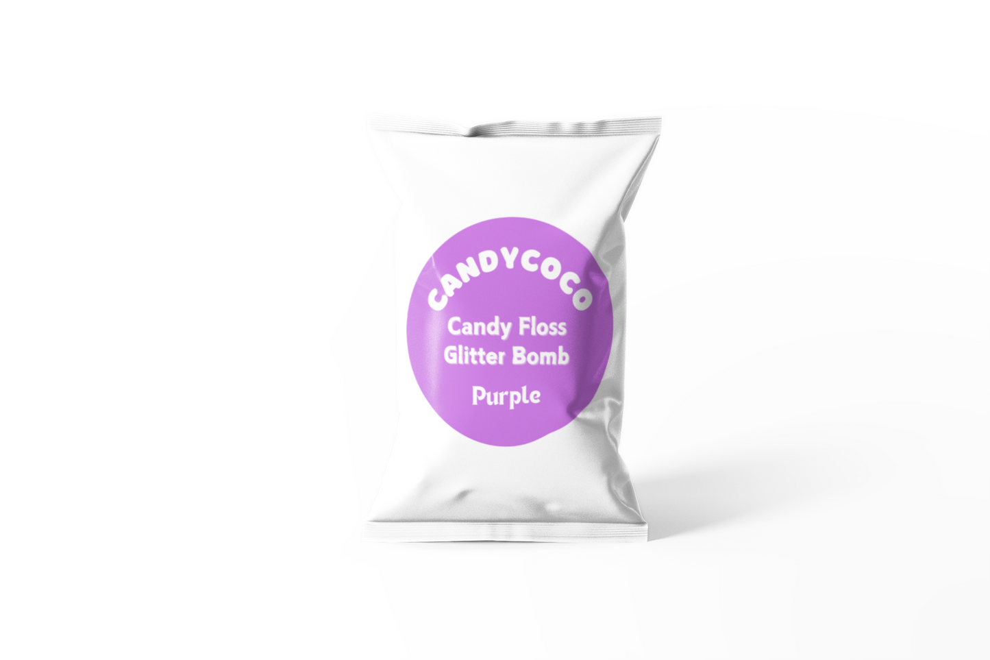 Purple Candy Floss Glitter Bombs Set Of 20